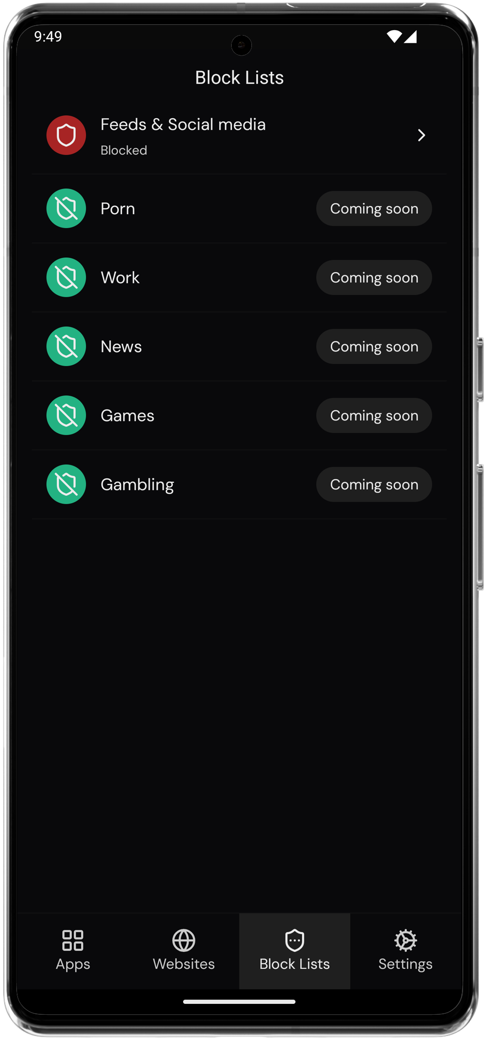 Limit Block lists